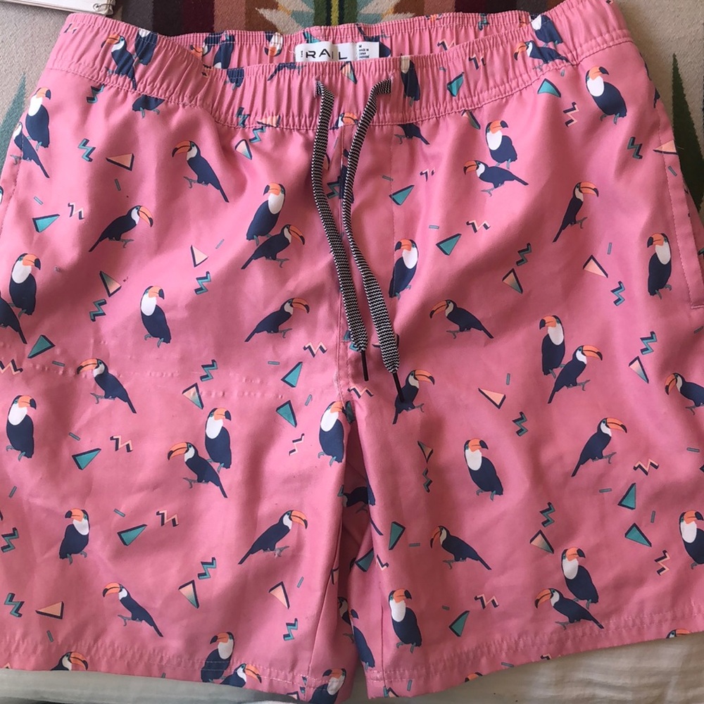 Pink toucan swimsuit